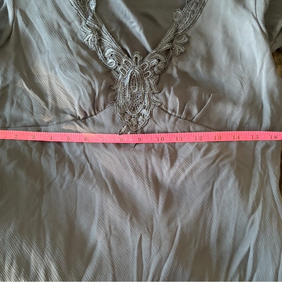 BIYAYCDA Women’s Blouse Navy NWT size L - Picture 4 of 5